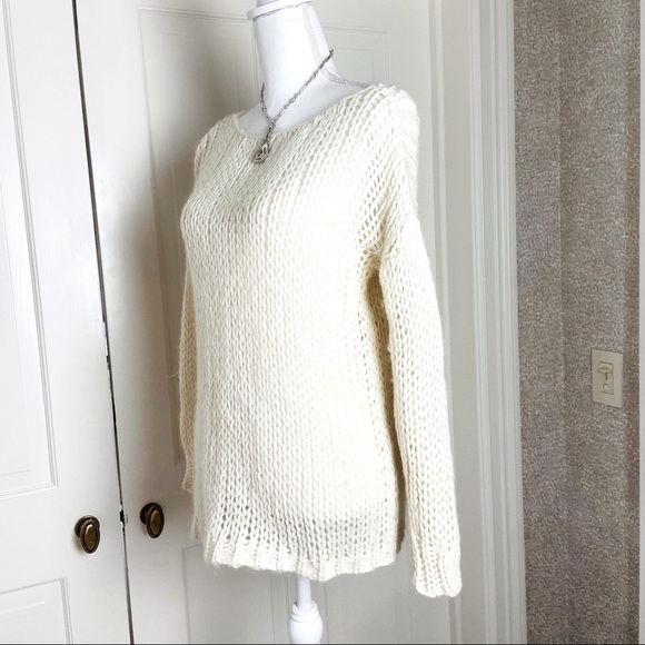 Saint Laurent off white wool mohair sweater XS - Picture 2 of 16